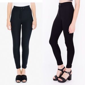 American Apparel Black Riding Pants